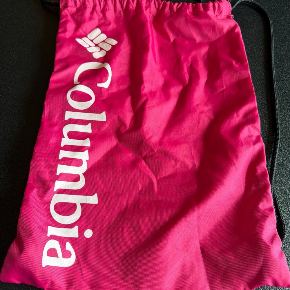 Columbia Pink Drawstring Backpack - image 1